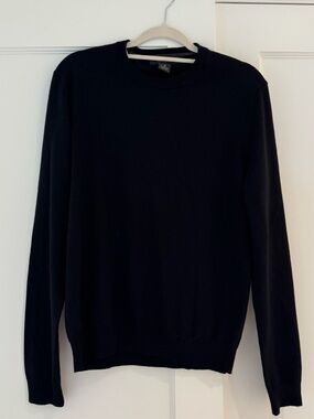 Men's Black Crewneck Sweater